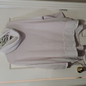 Ladies sweater size large white birch
